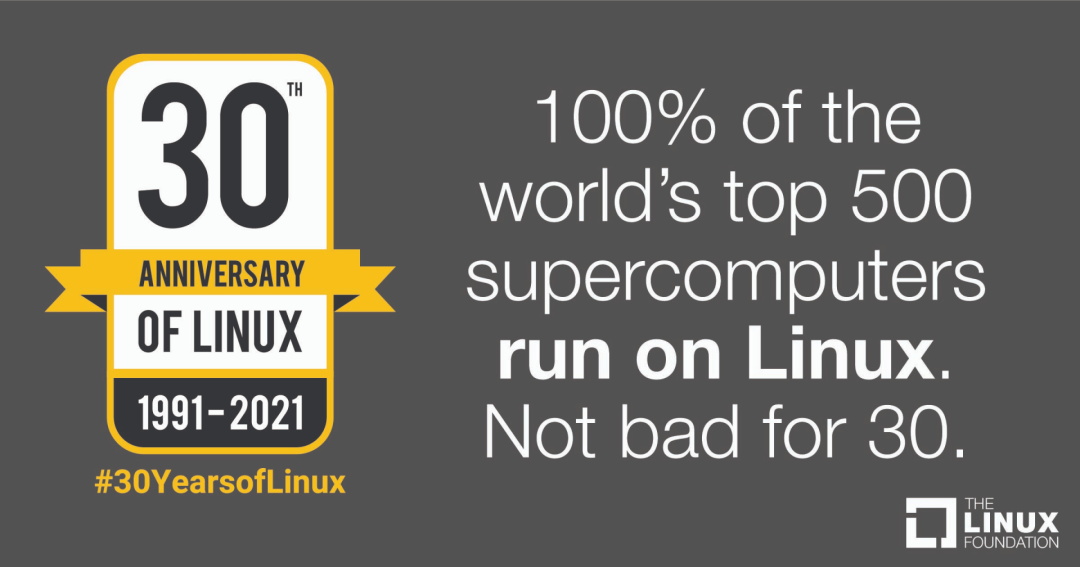 硬核致敬 Linux ！30 岁生日快乐！
